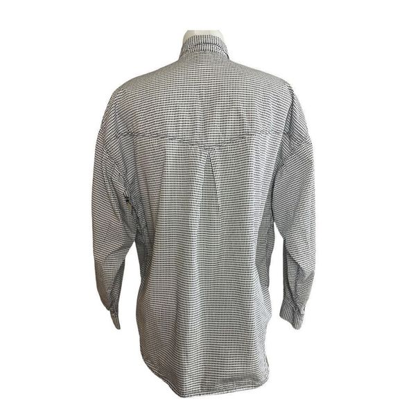 Versace Jeans Couture Shirt Men’s Button Lion Button Blue & White Size Large - Picture 6 of 15